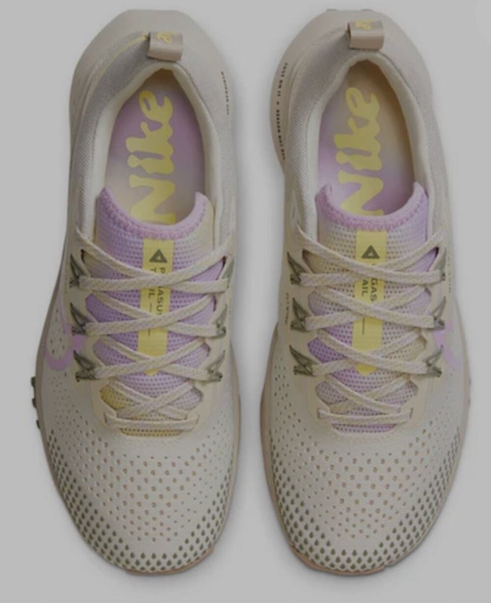 New Nike React Pegasus Trail 4 Phantom Multi-Color Women Size 6.5
